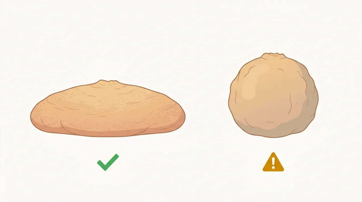 解説用イラスト: Confirming caudex form