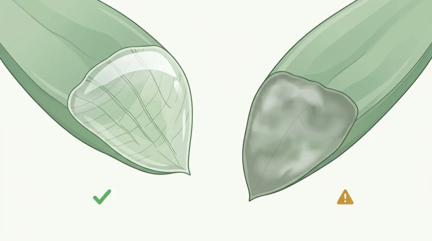 解説用イラスト: 窓の透明感を確認する