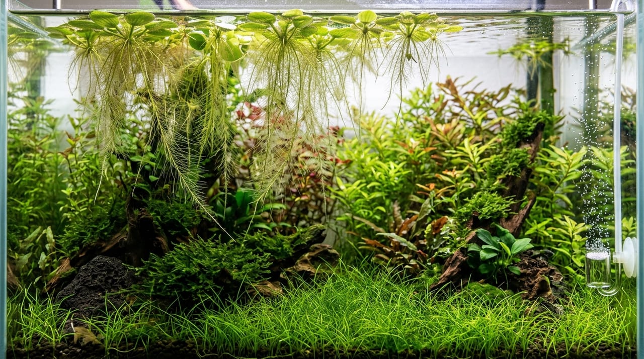 浮き草の育て方ガイド|アマゾンフロッグピット・サルビニアで作る水面の景色