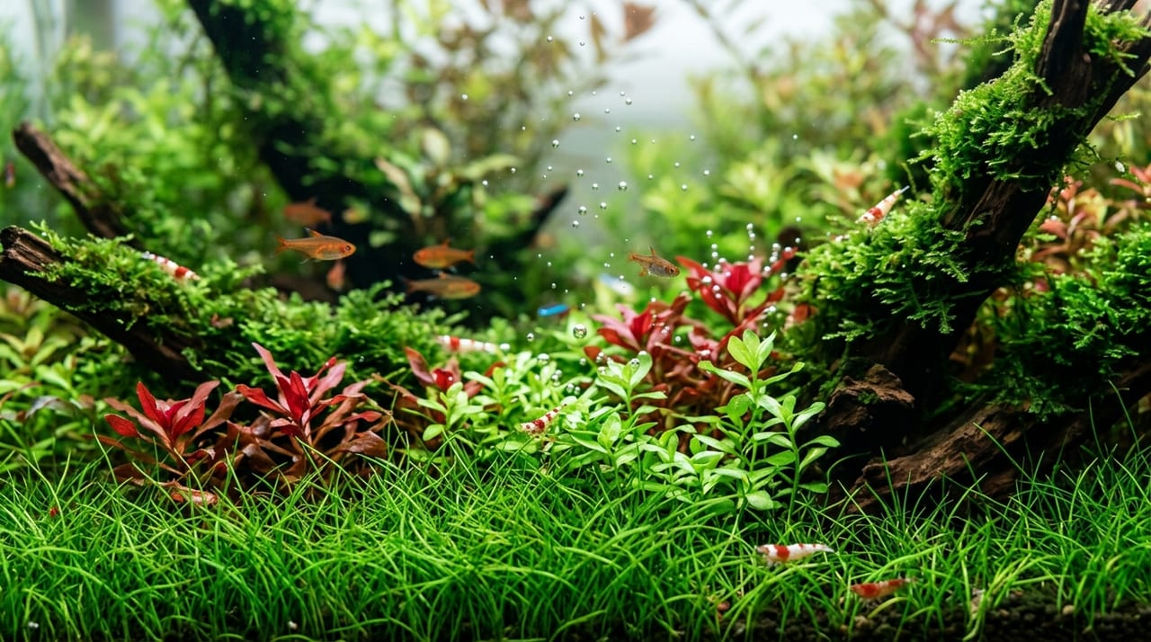 Aquarium Water Quality Adjustment and CO2 Fertilization | The Impact of Hardness, pH, and CO2 on Aquatic Plant Color and Growth Speed