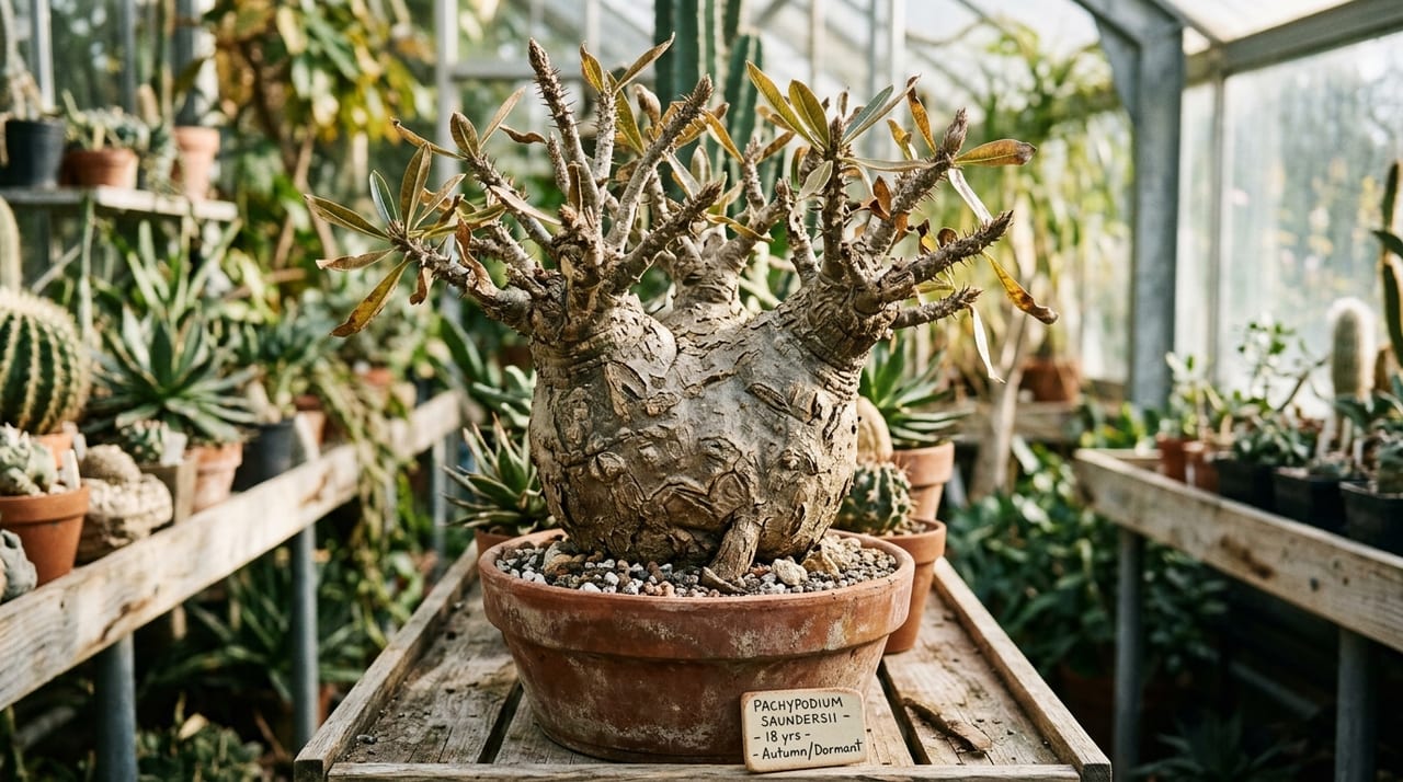 Autumn Care Guide for Caudex Plants | Leaf Drop, Watering Cessation, and Winter Preparation