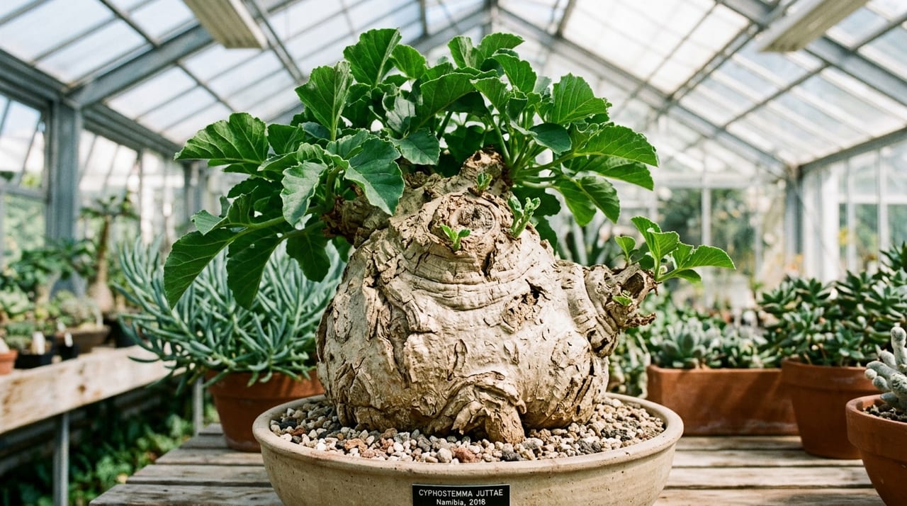Cyphostemma的完整养护指南|葡萄科块根植物独特块根的魅力