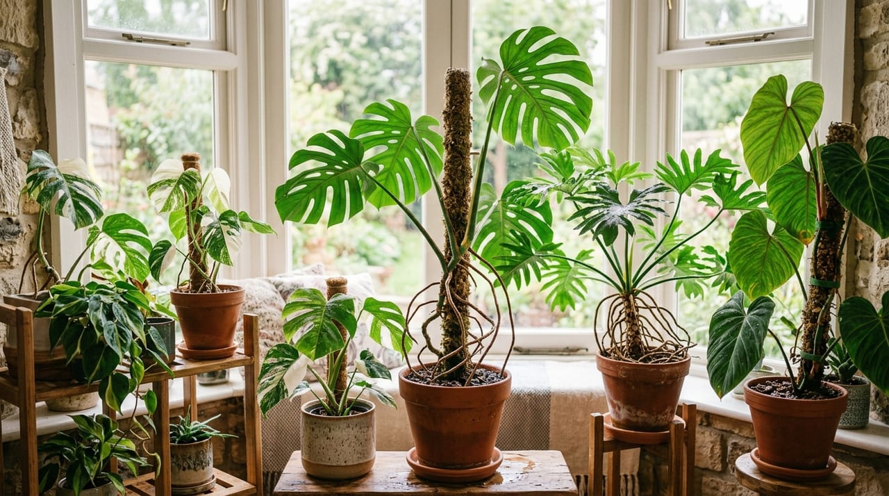 観葉植物の気根管理と活用術|フィロデンドロン・モンステラなど気根型植物の育成テクニック
