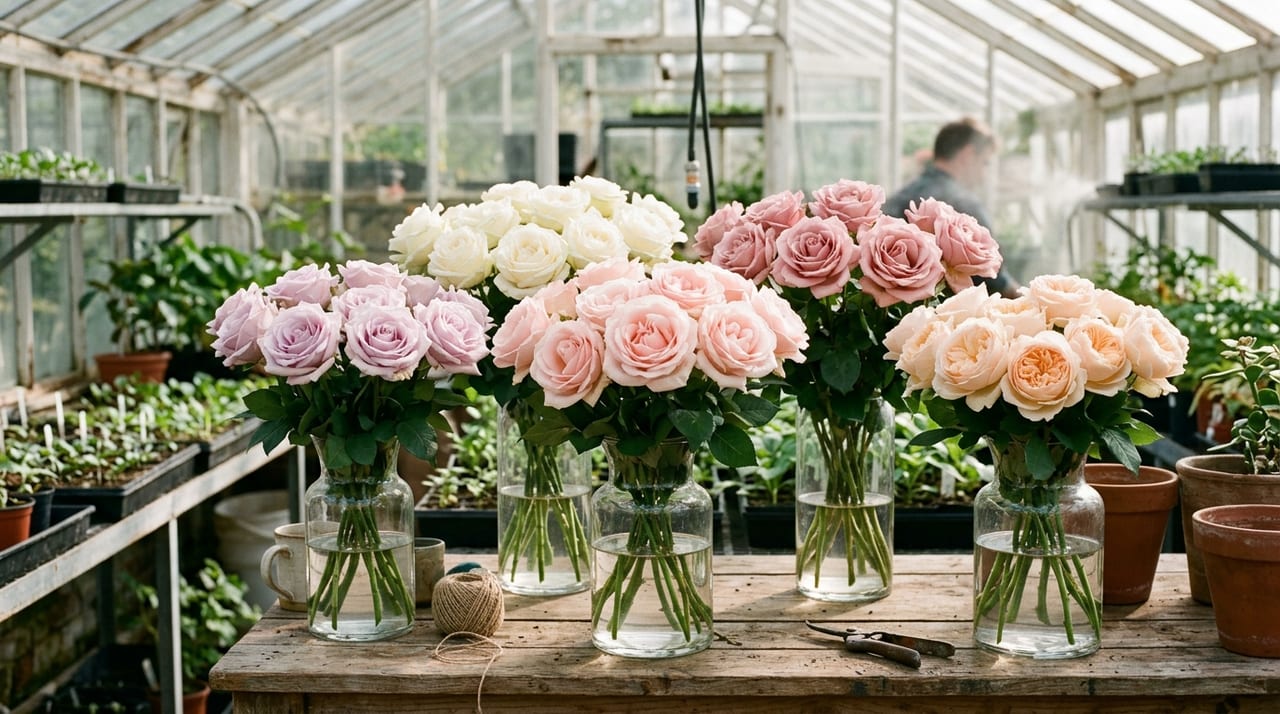 Rose Monthly Management Calendar | Complete Annual Work Schedule from January to December