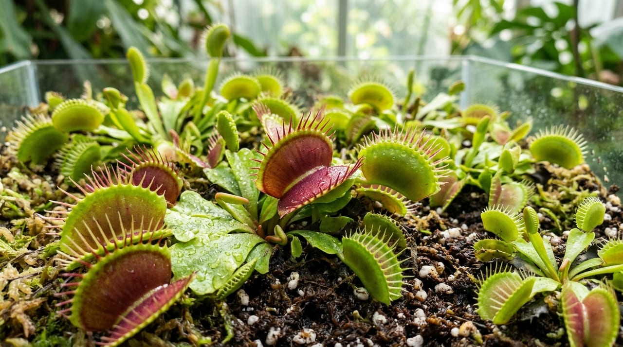 Venus Flytrap Annual Growth Cycle | Seasonal Management and Adjustment of Feeding Frequency